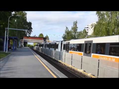 Oslo-Akershus T-bane - Linje 2: Haugerud T-banestasjon 2016 [HD]