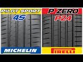 Michelin Pilot Sport 4S Vs Pirelli P Zero PZ4 Performance Summer Tires