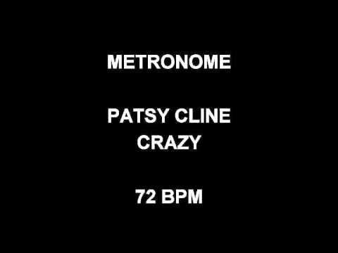 METRONOME 72 BPM Patsy Cline CRAZY