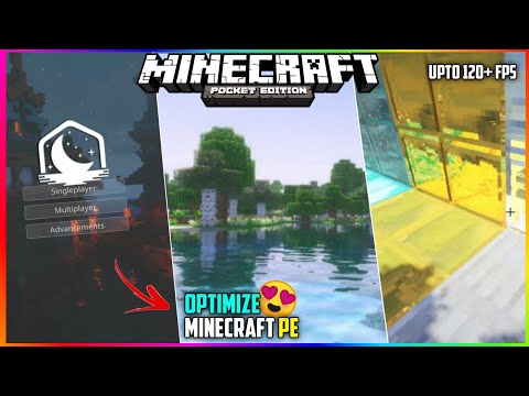 FPS BOOST OPTIFINE FOR MINECRAFT PE IN 1,2,3GB RAM ANDROID [1.18+] LAG IN MCPE IN HINDI
