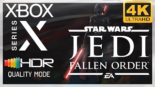 [4K/HDR] Star Wars Jedi : Fallen Order / Xbox Series X Gameplay / Quality Mode