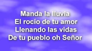 Dios manda lluvia - Letra