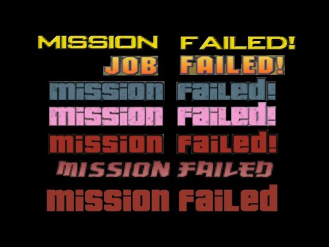 Mission Failed moments from every GTA