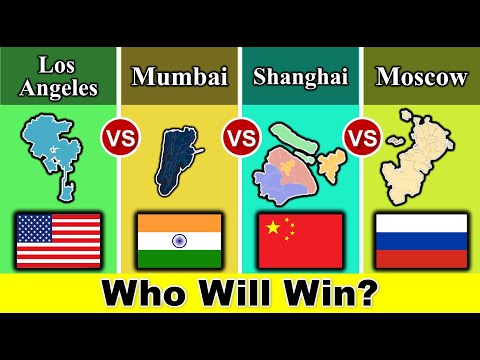 Los Angeles Vs Mumbai Vs Shanghai vs Moscow | City Comparison | who will win ?