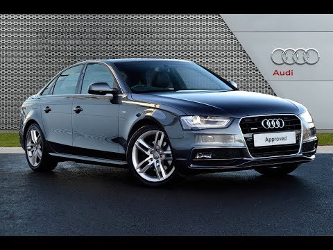 AUDI A4 TDI QUATTRO S LINE S/S GREY 2014