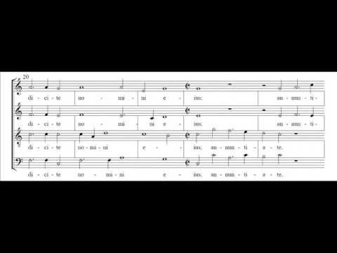 Hans Leo Hassler - Cantate domino (score)