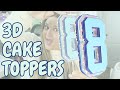 3D Birthday Cake Topper Cricut Tutorial Beginner Friendly