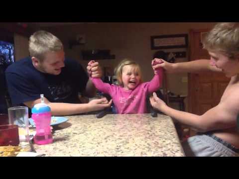 Tickling Baby sister