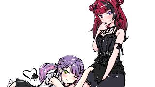【依頼絵】常闇トワ＆折咲もしゅ