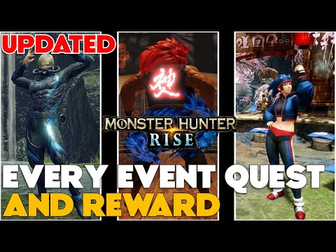 All Event Quests and Rewards [Playstation, Xbox, PC, Switch] - Monster Hunter Rise