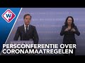 Persconferentie coronamaatregelen: basisscholen eerder dicht - OMROEP WEST
