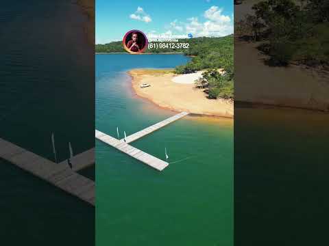 Pier Flutuante do Condomínio Lago Premier no Lago Corumbá IV em Alexânia GO. #meulagocorumba