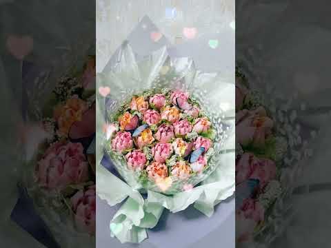 фото зефирный букет. цветы из зефира 0