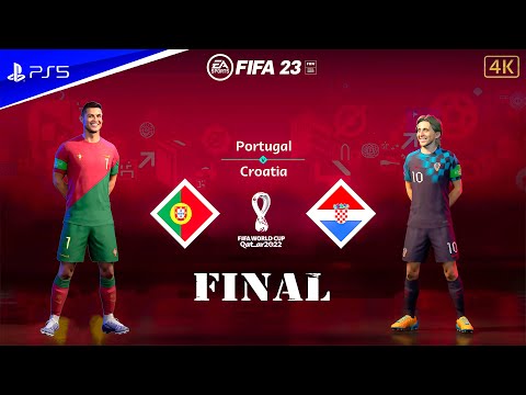 FIFA 23 - Portugal vs Croatia | World Cup Final 2022 | PS5 Gameplay [4K60]