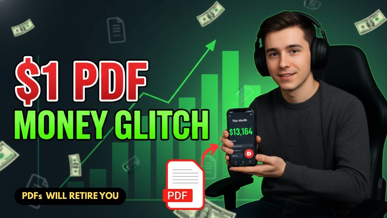 $1 PDFs Are the New Money Glitch (The Easiest Side Hustle Ever)