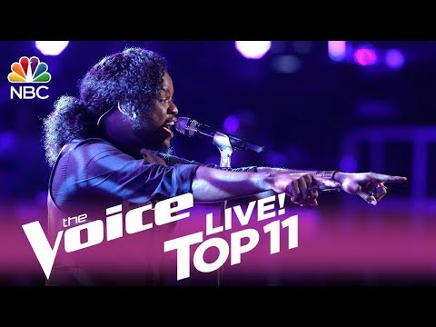 The Voice 2017 Davon Fleming - Top 11: "I Have Nothing"