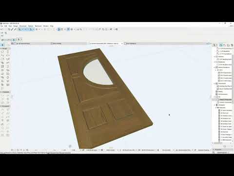 Archicad Tip - Creating a custom door leaf