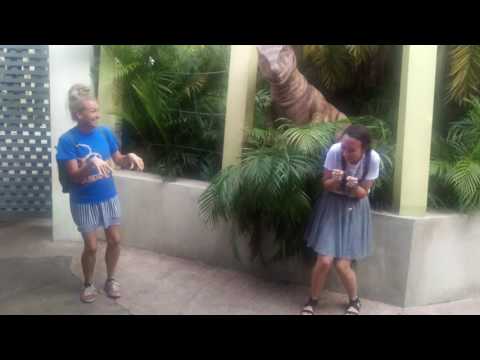 K & A meet Zulu the Raptor