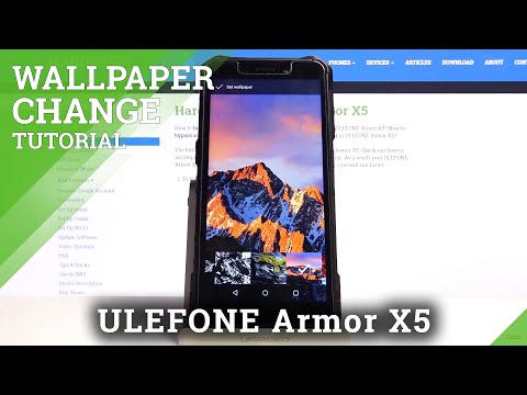 How to Change Wallpaper on ULEFONE ARMOR X5 - Refresh Display