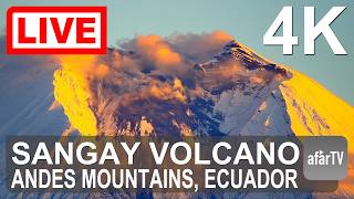 🔴 Live Now: 24/7 Amazon Rainforest and Sangay Volcano, Ecuador in 4K Ultra HD live webcam