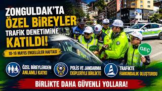 Zonguldakta Özel Bireylerden Trafik Denetimi