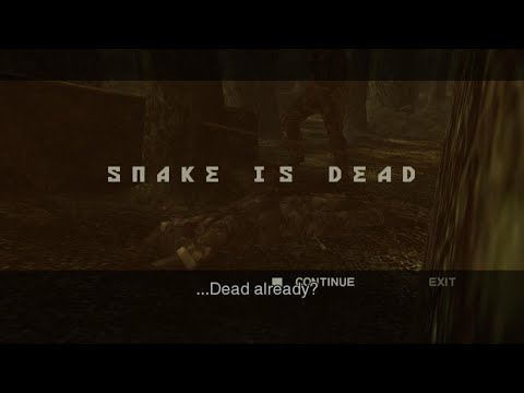 METAL GEAR SOLID 3: Snake Eater - Defeating The Fear by scaring him to death.
