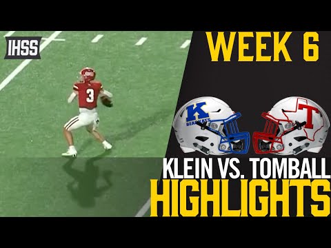Epic High School Football Battle: Klein vs. Tomball Highlights!