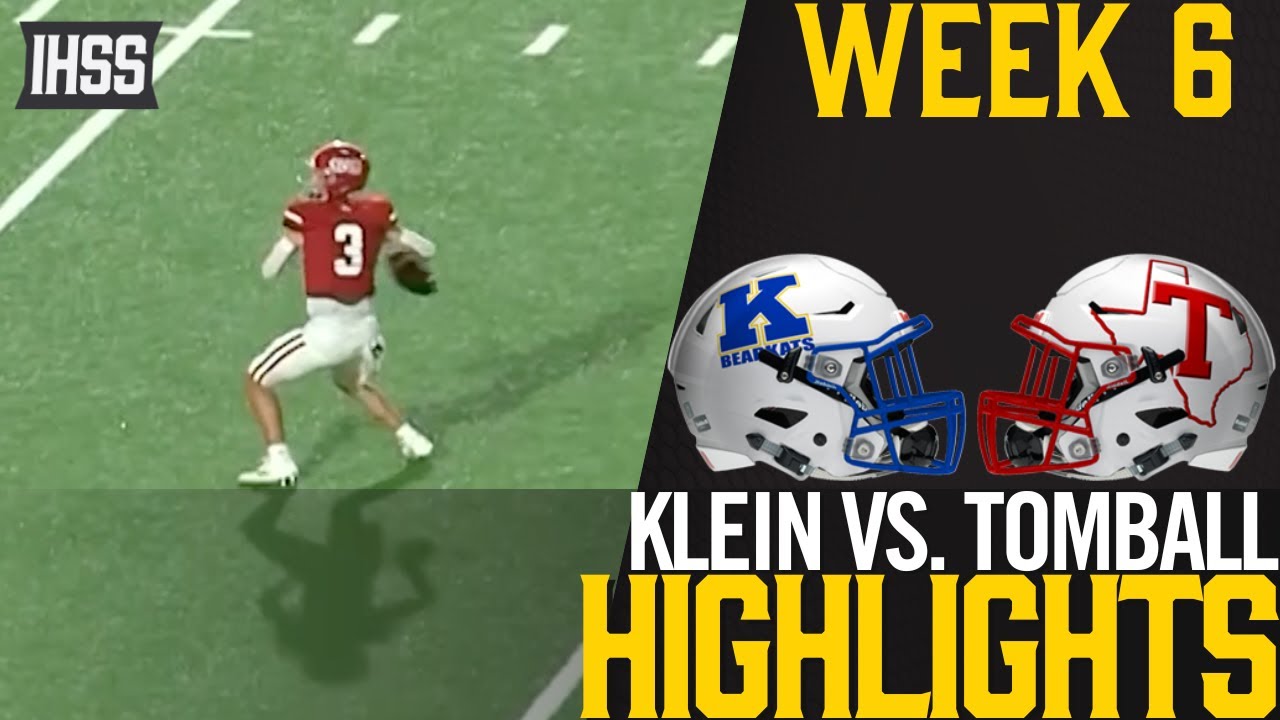 Epic High School Football Battle: Klein vs. Tomball Highlights!