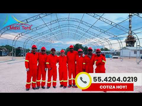 ✅Maxi Tent Carpas Losberger a medida para Almacenes y Bodegas