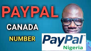how to verify canada paypal account using a canadian virtual phone number in nigeria