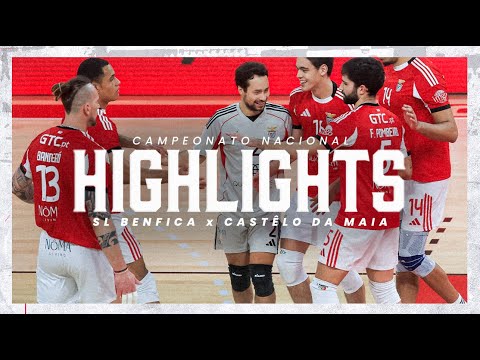 Highlights | #VóleiBenfica 3-0 Castêlo da Maia | National Championship