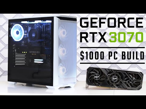 $1000 RTX 3070 Gaming PC Build! w/ Benchmarks [Full Build Tutorial]