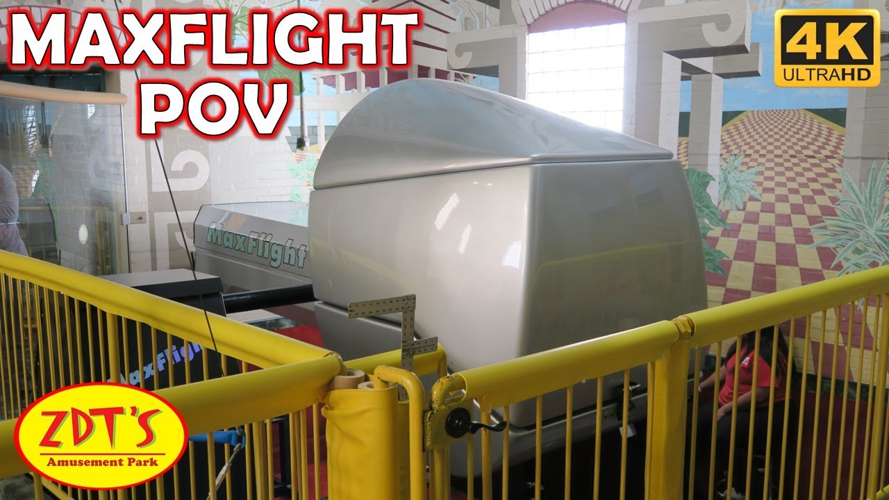 MaxFlight Simulator POV (4K 60FPS), Virtual Roller Coaster | Non-Copyright