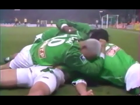 ASSE 2-3 ap Sochaux - Demi-finale de la Coupe de la Ligue 2003-2004 (résumé long)