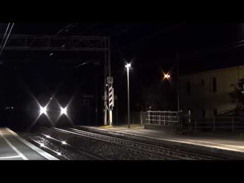 TAURUS E.190 OBB CON EUROCITY IN TRANSITO NOTTURNO A DOLCE' (VR) 17 - 3 - 2018