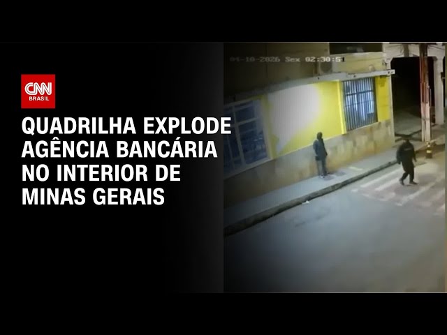 Novo Cangaço: Criminosos explodem agência bancária em MG | BASTIDORES CNN