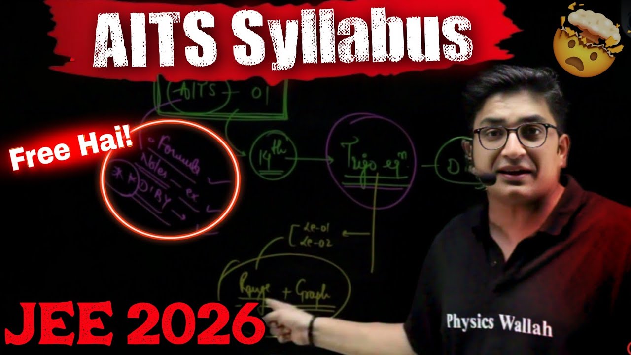 Are You Ready? | AITS Syllabus Update || IIT JEE | Sachin Sir Motivation | Physicswallah