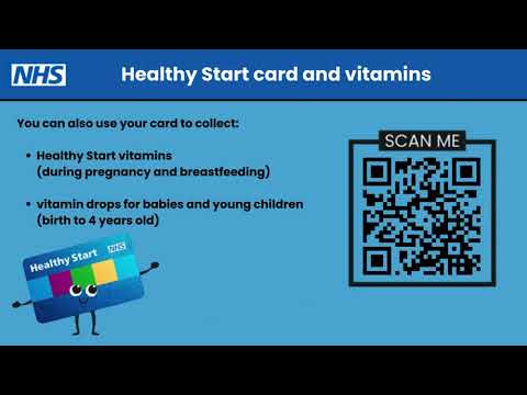 Healthy Start Card and Vitamins
