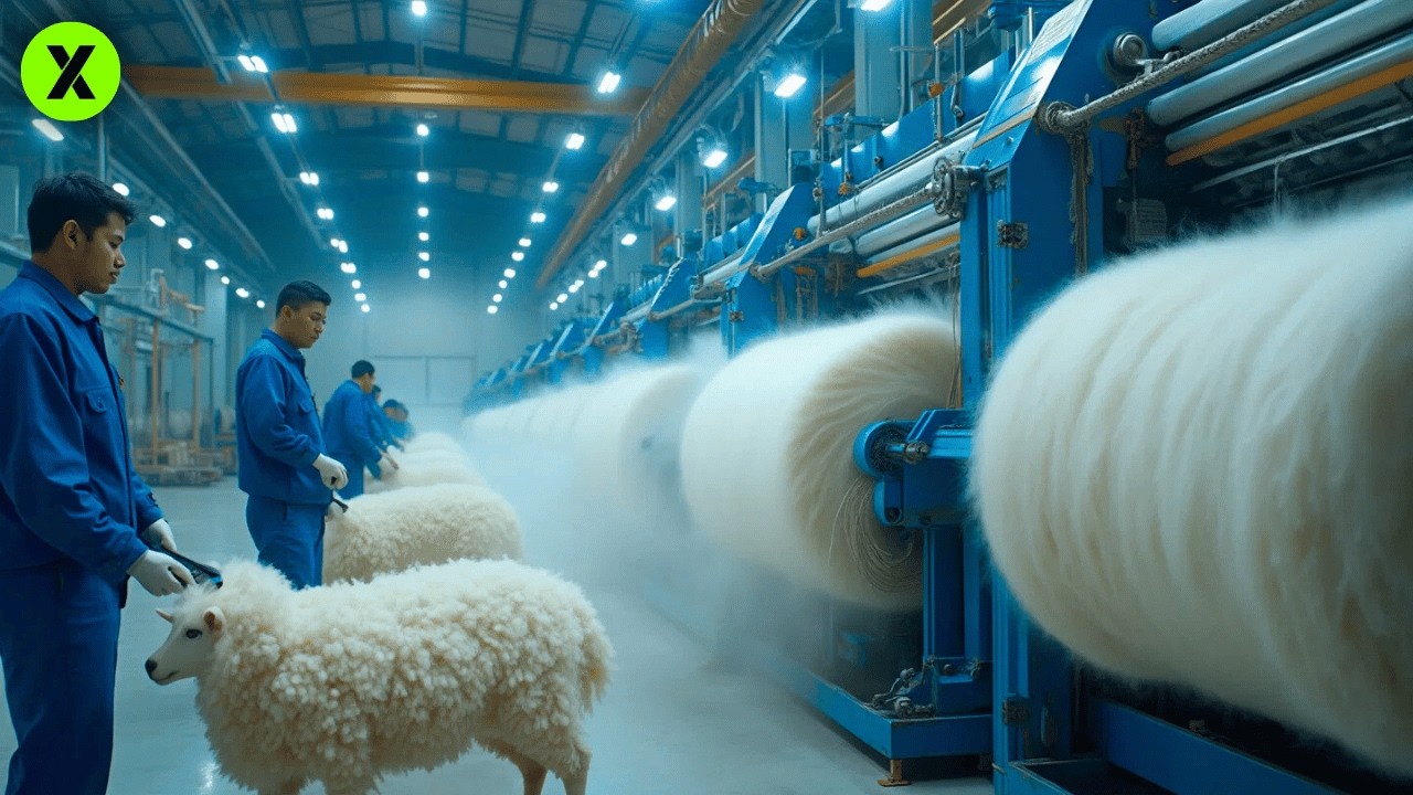 INCREÍBLE Proceso de la LANA 🐑 | Así se TRANSFORMA en ROPA SUAVE