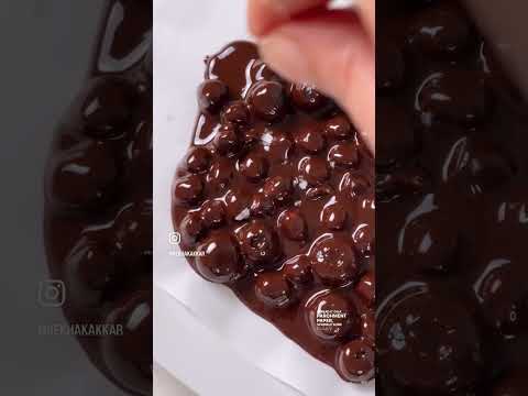 5 minutes sugar-free chocolate Recipe #chocolate #dessertrecipe #asmrvideo