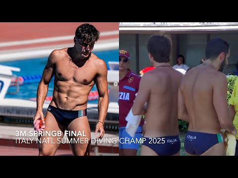 Men's 3m Spring Board Finals | 🇮🇹Italy National Summer Diving Championship 2025