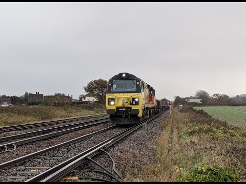 Locomotive Hauled Trains Around Barnham - November 2020 (Part 1)