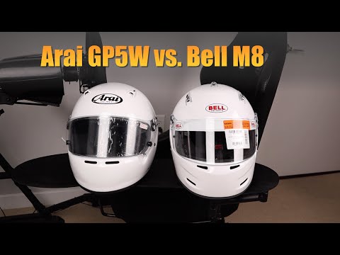Choosing the right Motor Racing Helmet: Arai GP5W vs Bell M8