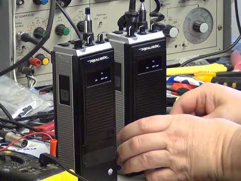 Realistic TRC1007   UK CB27/81 - Hand Portable CB radio - On The Air Test