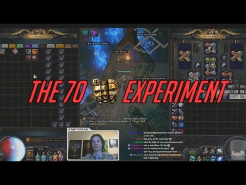 [PoE] Stream Highlights #29 - The 70 Chaos Experiment