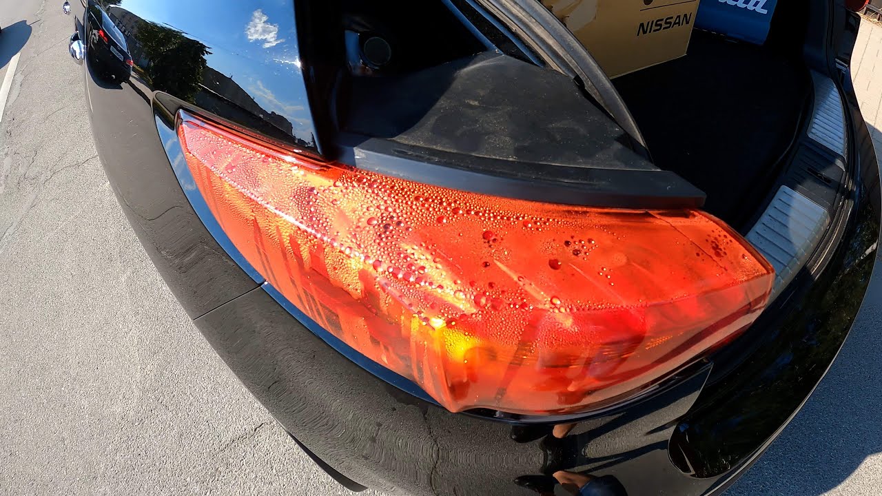 как снять задний фонарь на инфинити fx37