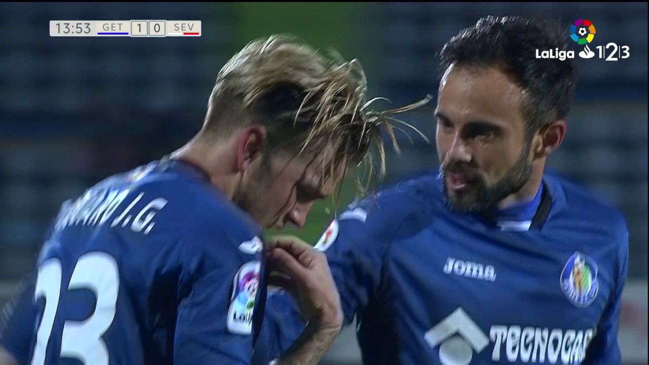Golaço de Álvaro Jiménez, primeiro golo do Geta...