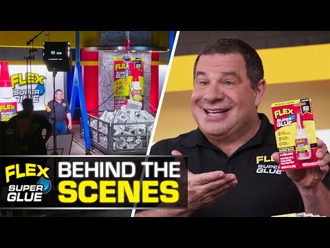 GO BEHIND THE SCENES OF OUR NEW FLEX SUPER GLUE COMMERCIAL!