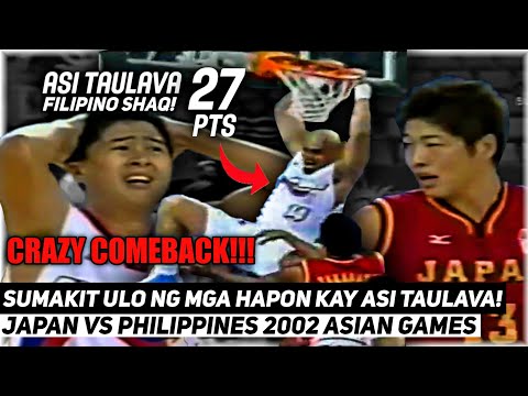 WHAT A COMEBACK! | ASI TAULAVA PINASAKIT ULO NG MGA HAPON! | Japan vs Philippines Asian Games