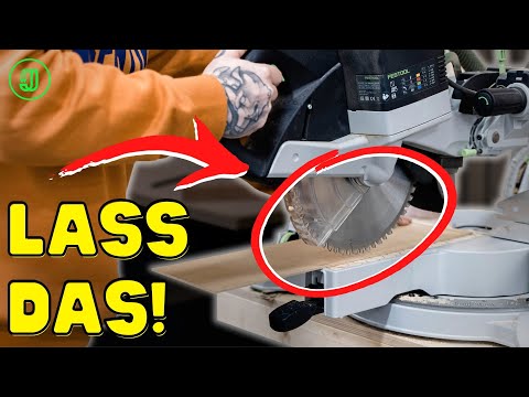 DAS ist der GRÖßTE FEHLER beim Arbeiten an der KAPPSÄGE! | Jonas Winkler